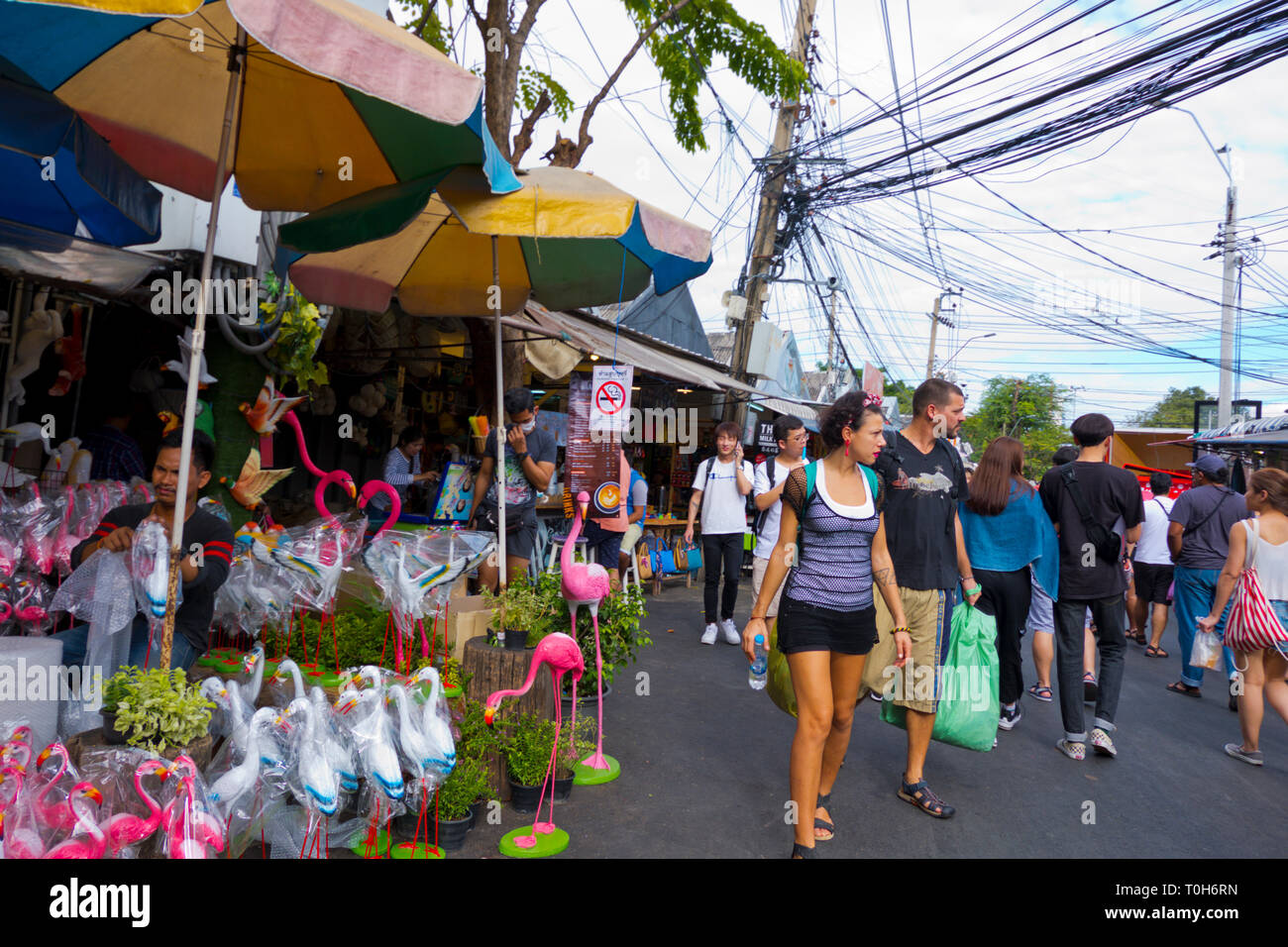 Chatuchak Weekend Market, Northern Bangkok, Bangkok, Thailand Stock Photo