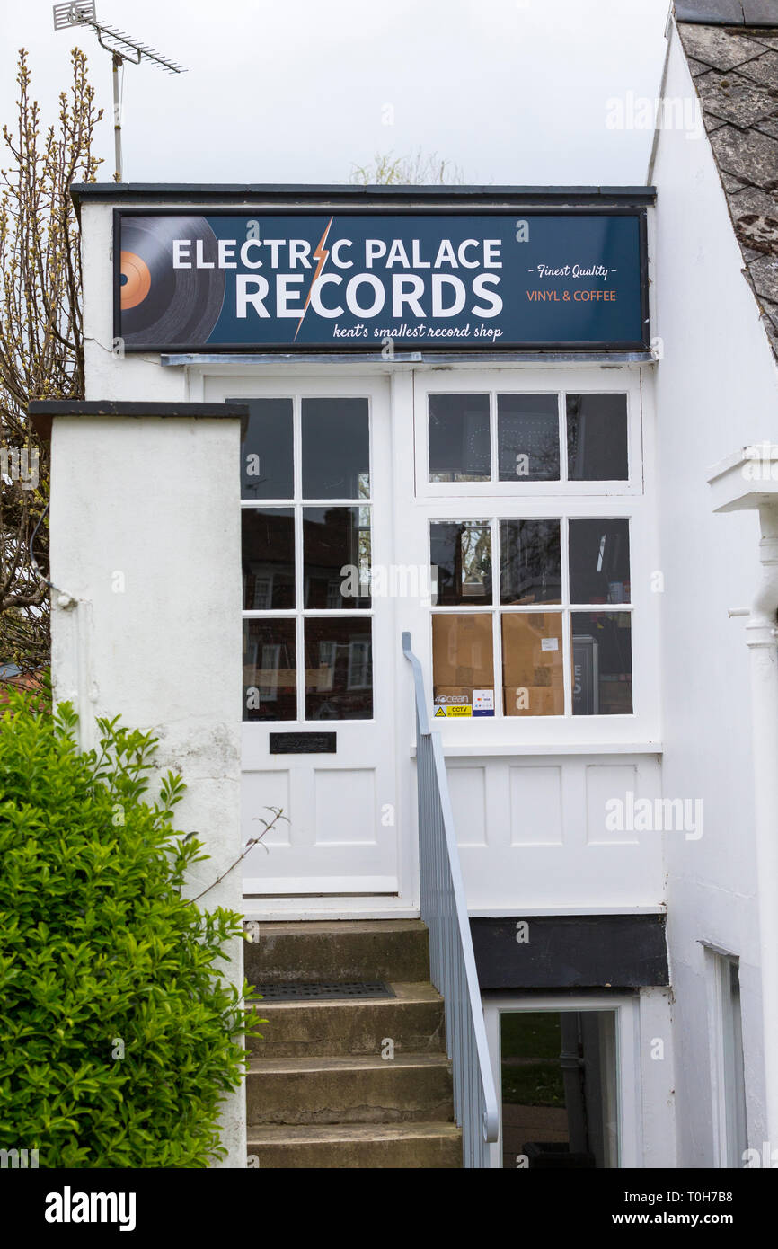 Electric palace records, kents smallest record shop, tenterden, kent