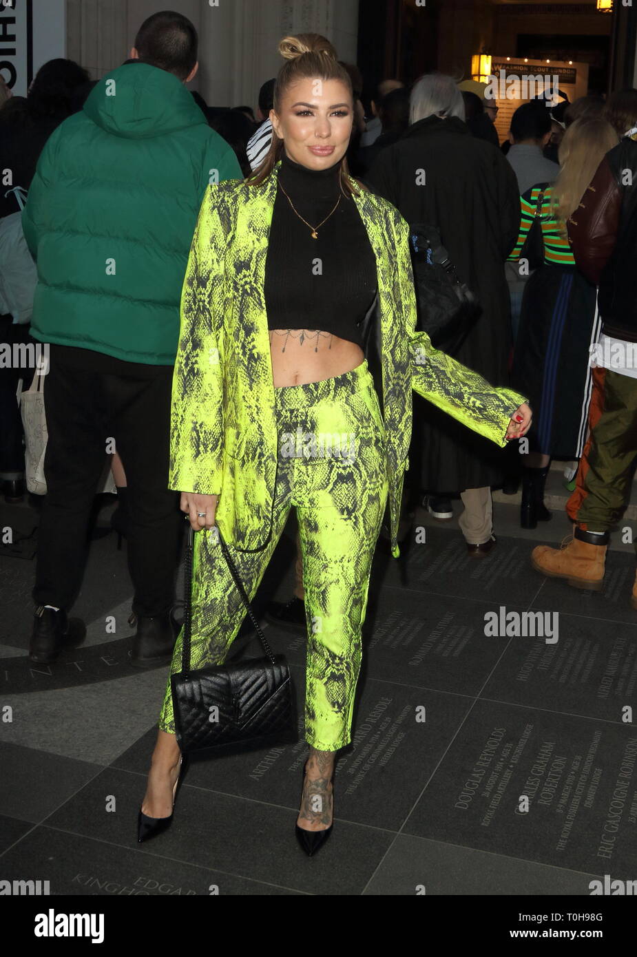 London Fashion Week Celebrity Sightings at Freemasons Hall, London