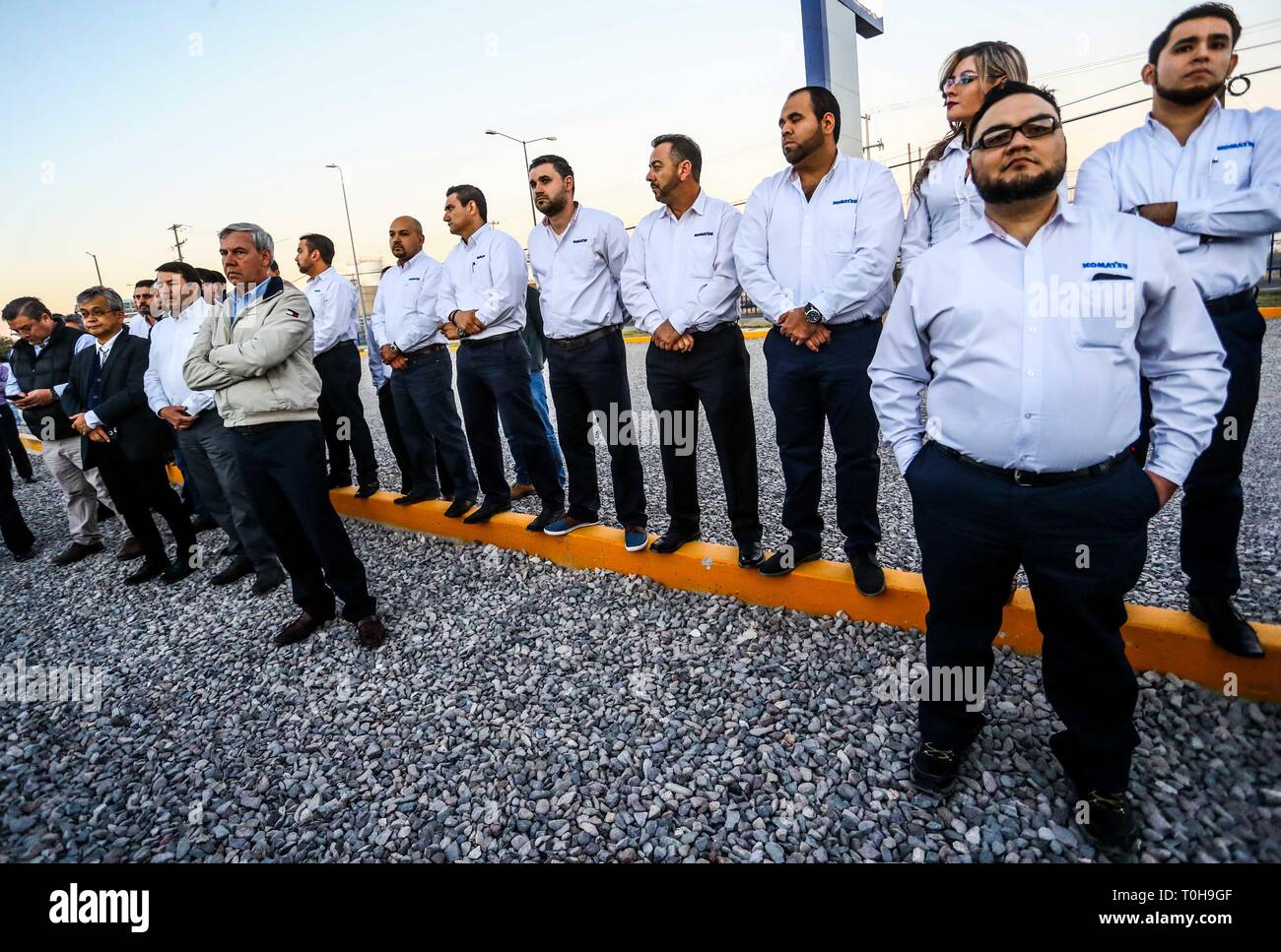 store and offices Komatzu.venta of machinery, equipment or indistrial equipment. refaccionaría and machinery for the mining industry. Komatsu Limited    Komatzu begins operations of a new office for the sale of equipment, refurbishment and machinery for the mining industry in Hermosillo. Komatsu Maquinarias Mexico SA de CV This afternoon the inauguration took place. January 26, 2018  (Photo: Luis Gutierrez / NortePhoto.com)  Komatzu begins operations of a new office for the sale of equipment, refurbishment and machinery for the mining industry in Hermosillo. Komatsu Maquinarias Mexico SA de CV Stock Photo