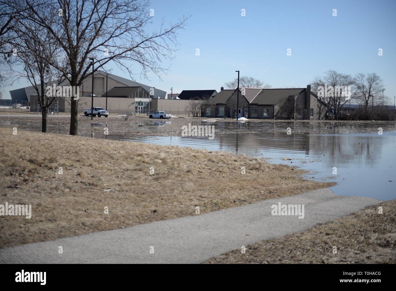 One of many areas near the southeast side of Offutt Air Force Base