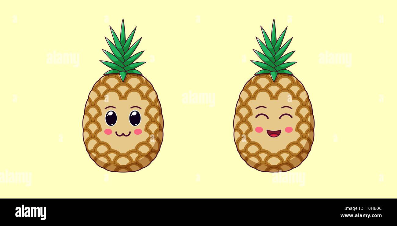 Page 2 Cartoon Pineapple High Resolution Stock Photography And Images Alamy