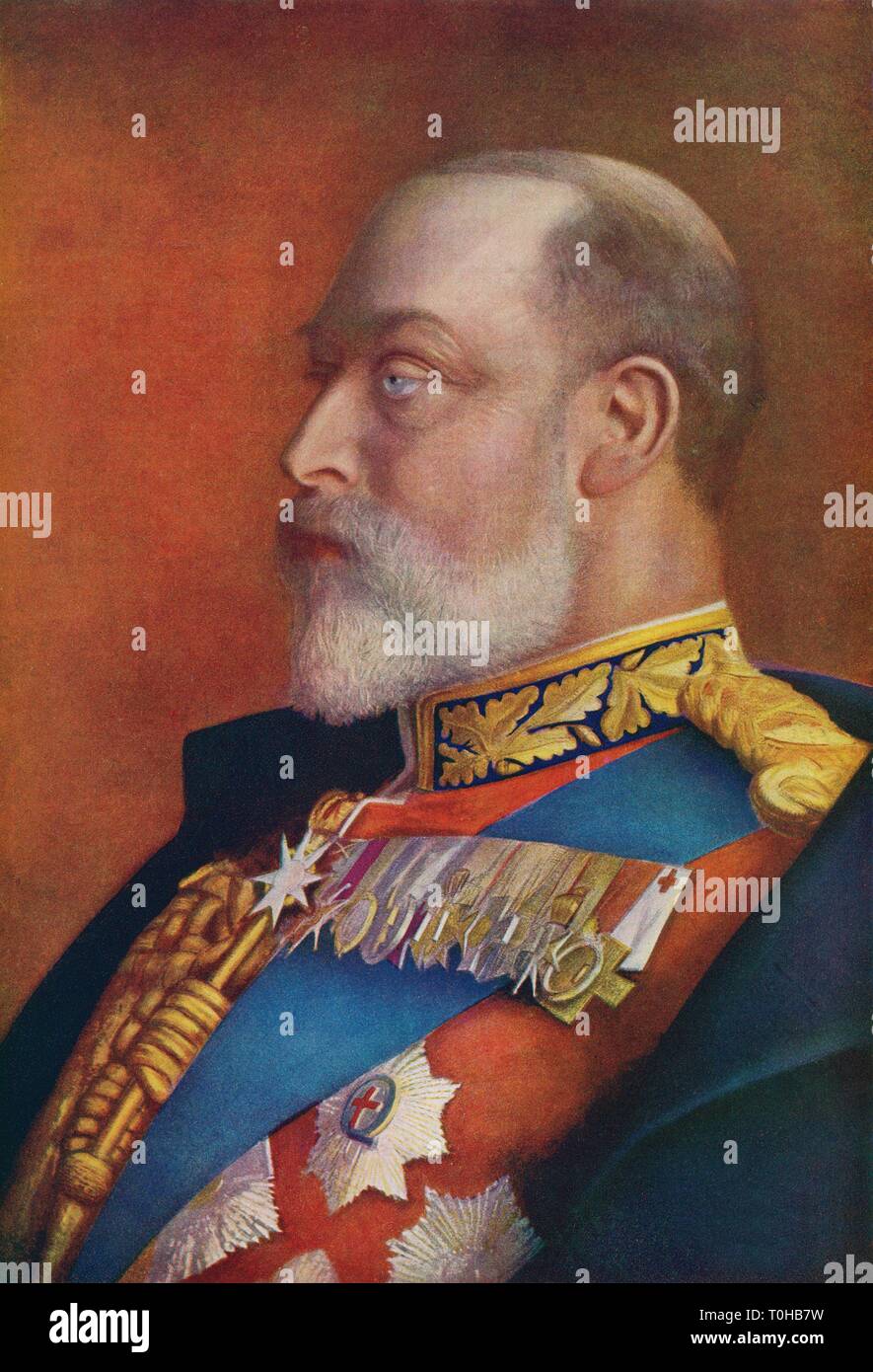 King of United Kingdom and British Dominions, Edward VII, India, Asia Stock Photo