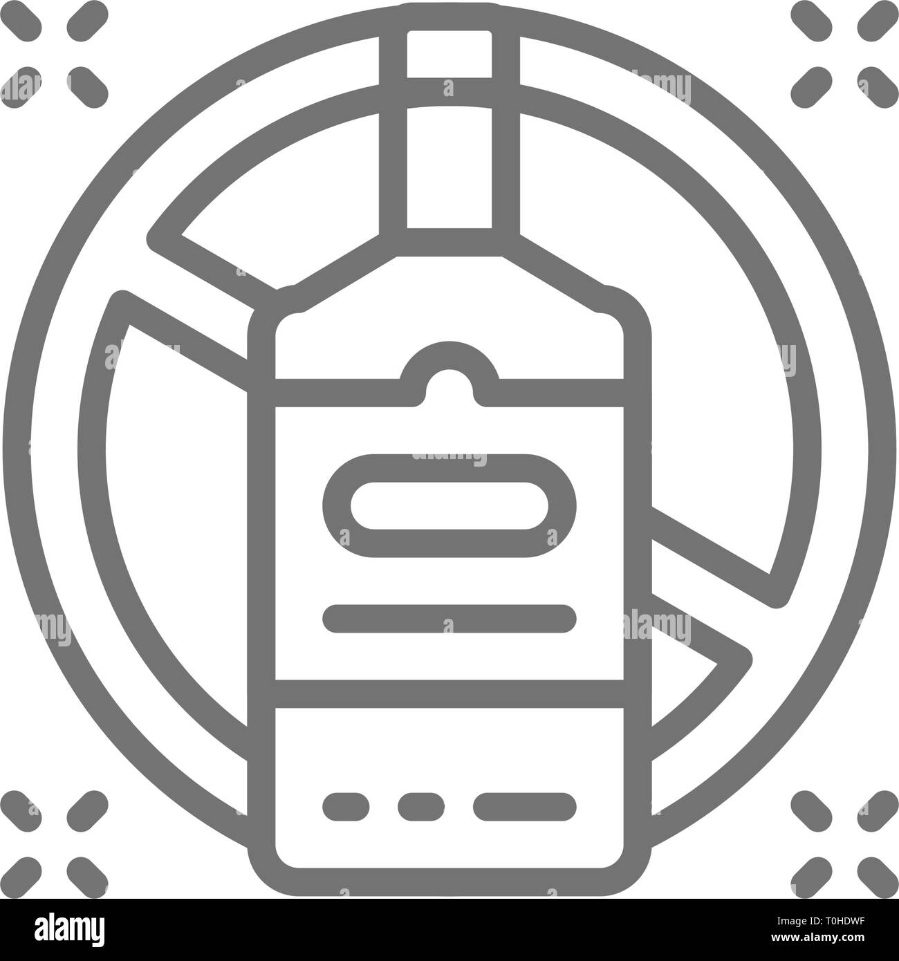 Alcohol bottle no label Black and White Stock Photos & Images - Alamy
