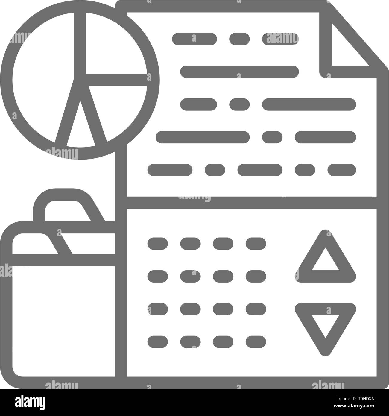 Graphs report Black and White Stock Photos & Images Alamy