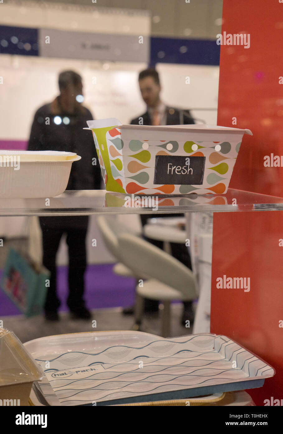 Packaging and labelling section with exhibitors and traders at the IFE