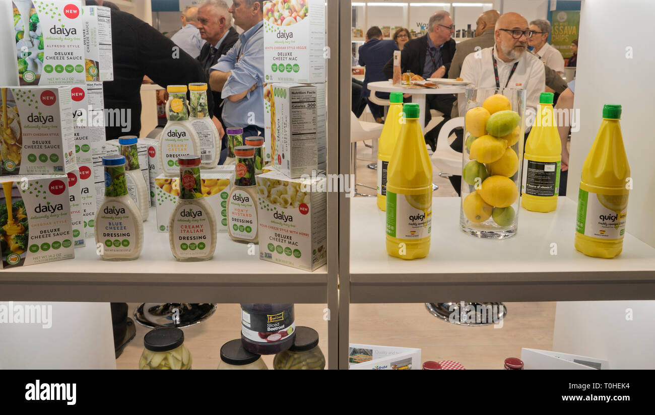Packaging section with exhibitors and traders at the IFE 2019