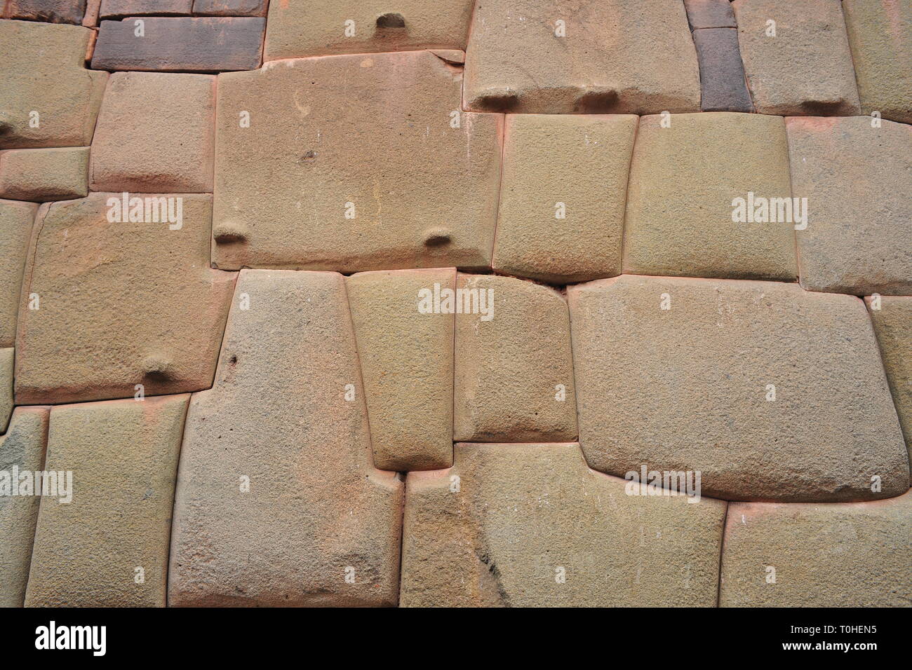 Inca Wall, Cusco, Peru, 2015. Creator: Luis Rosendo. Stock Photo