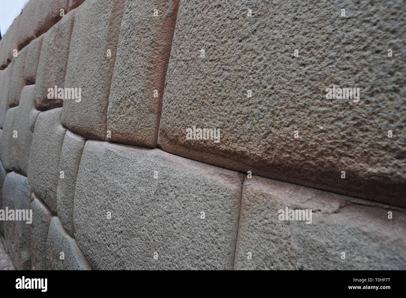 Inca Wall, Cusco, Peru, 2015. Creator: Luis Rosendo. Stock Photo