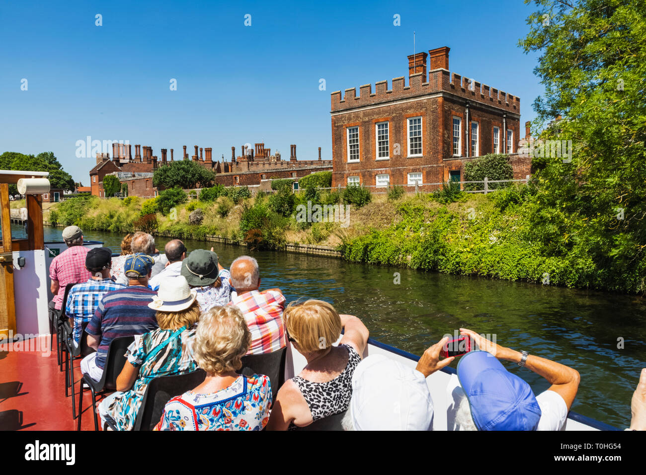 England, London, RichmonduponThames, Riverboat Excursion and Hampton