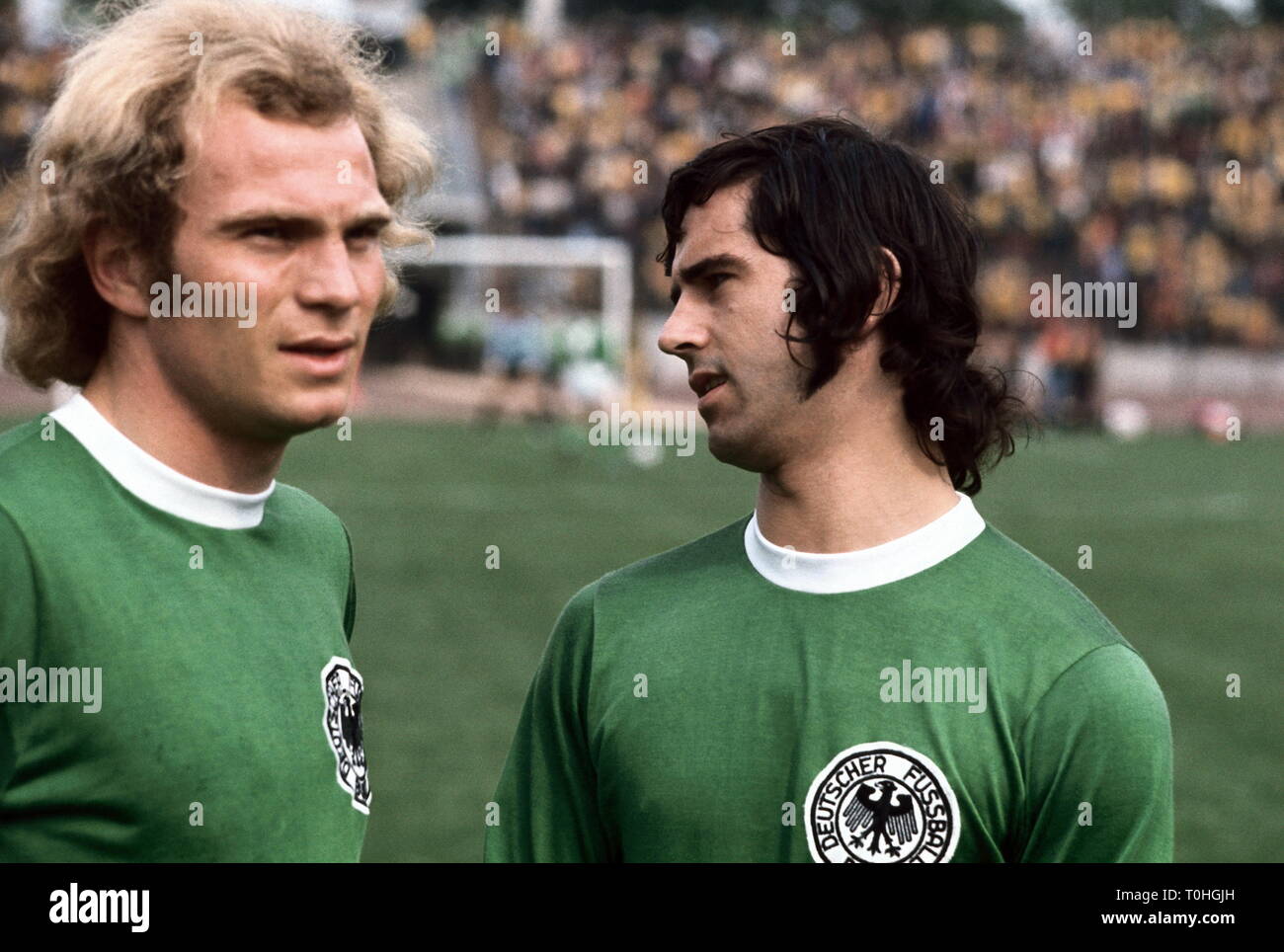 sports, football, world championship, world championship 1974, world  championship final, group game, Australia versus Germany (0:3), scene of  the match with Uli Hoeness, Gerd Mueller, Hamburg, Germany, 18.6.1974,  Additional-Rights-Clearance-Info-Not ...