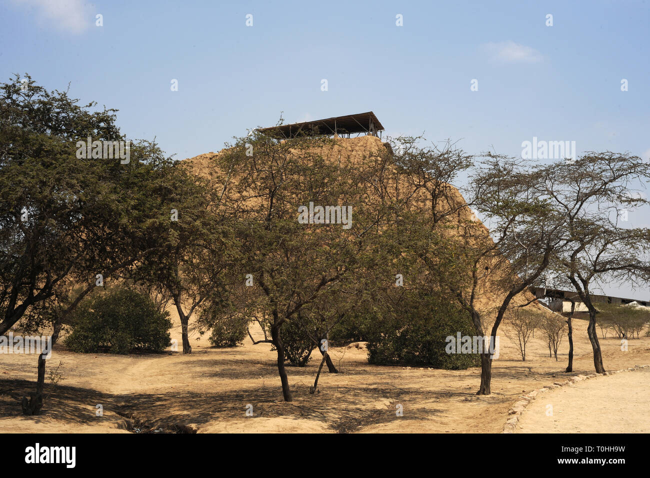 Valle de las Piramides, Tucume, Lambayeque, Peru, 2015. Creator: Luis Rosendo. Stock Photo