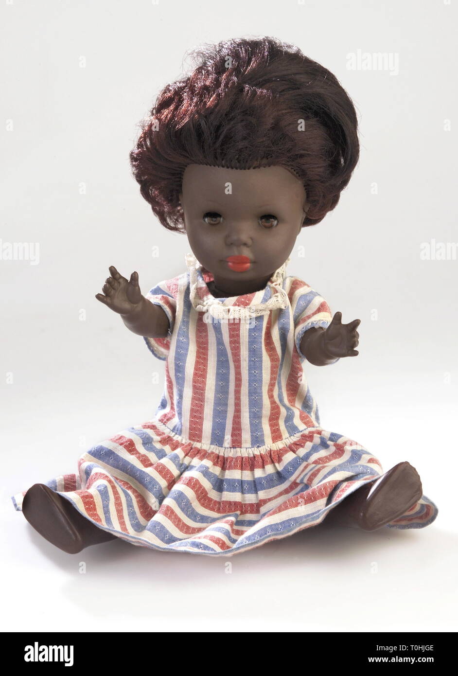 toys, dolls, baby doll with dark colour of the skin, 1965, Additional-Rights-Clearance-Info-Not-Available Stock Photo