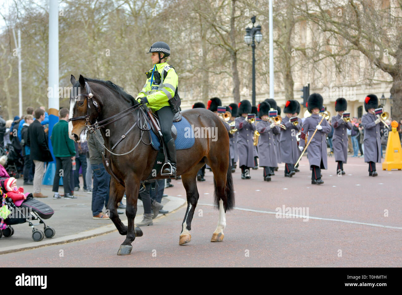 London, England, UK. Celebration of 100 Years of Women in the Metropolitan Police, coinciding with International Women's Day, March 8th 2019 Stock Photo
