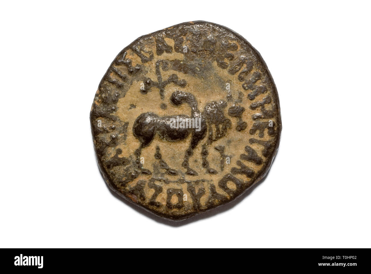 Indo-Scythian Coin Stock Photo