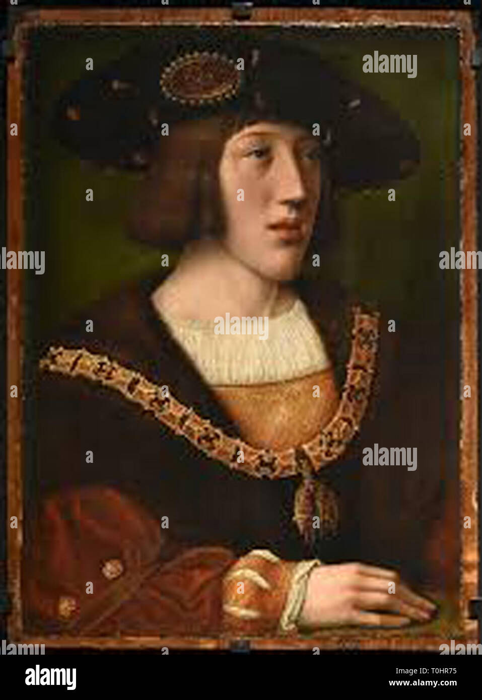 Charles II, the last Habsburg king of Spain (r. 1665-1700) Stock Photo