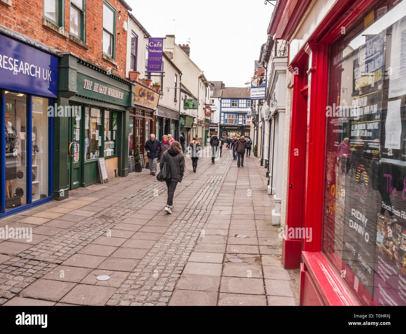 Street scene in Post House Wynde,Darlington, England,UK Stock Photo Alamy
