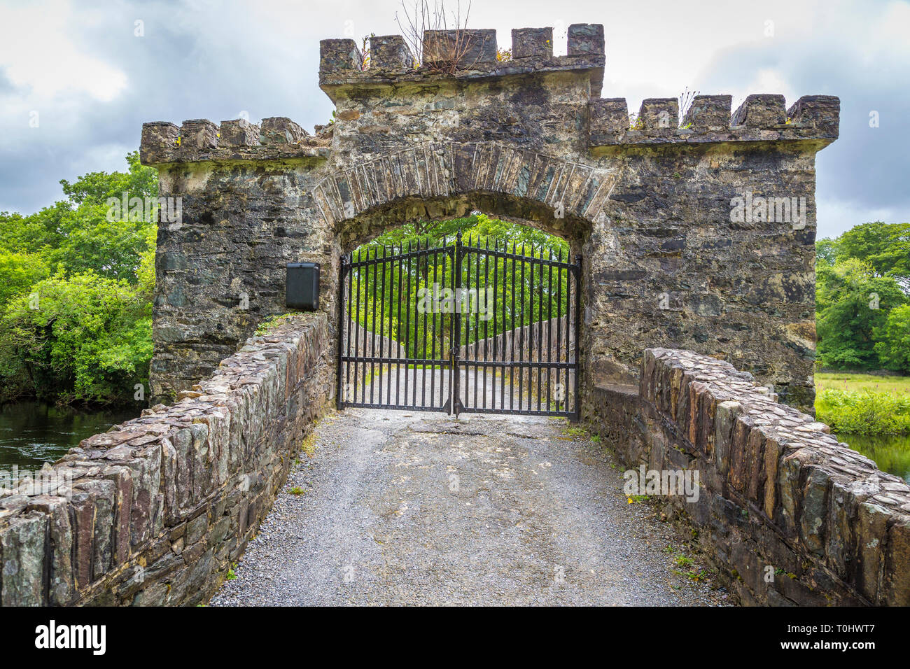 Bridge to Lord Brendans Cottage, Killarney Nationalpark, Co Kerry