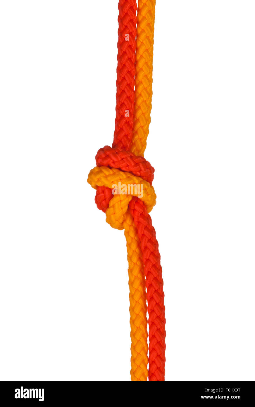 Orange Colored Rope with a White Background Stock Image - Image of orange,  rope: 178567957