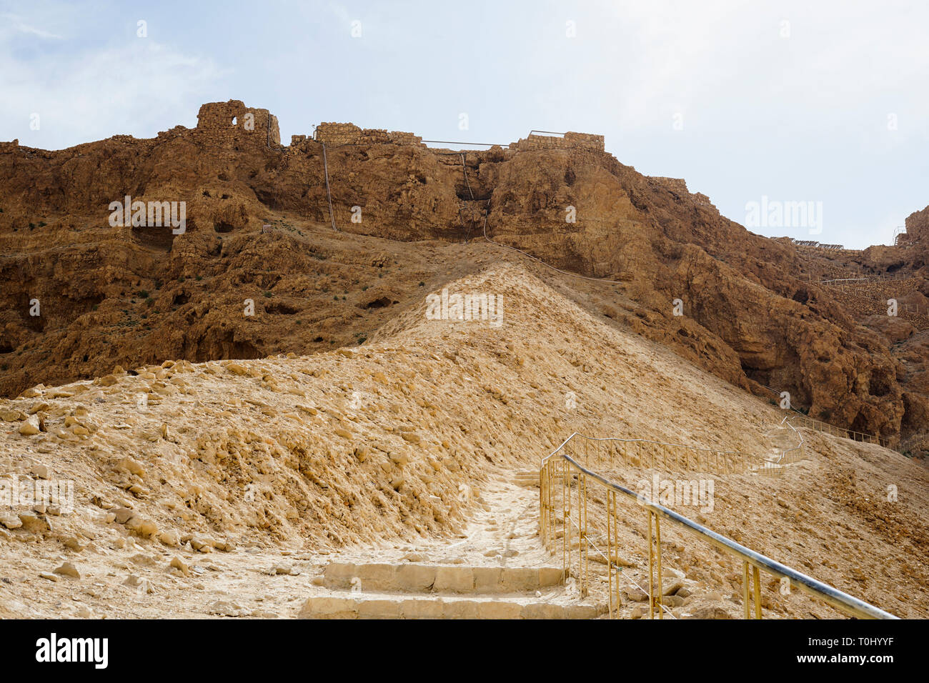 ISRAEL - MASADA - BUILT UNDER THE REIGN OF HEROD THE GREAT (37 AND 31 ...