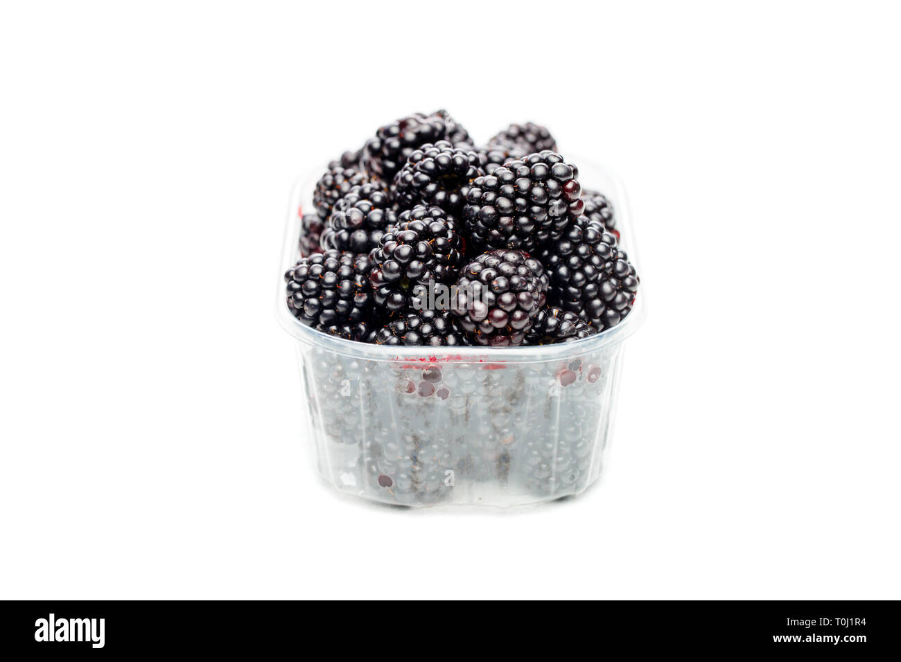 Blackberries in plastic container hi-res stock photography and images ...
