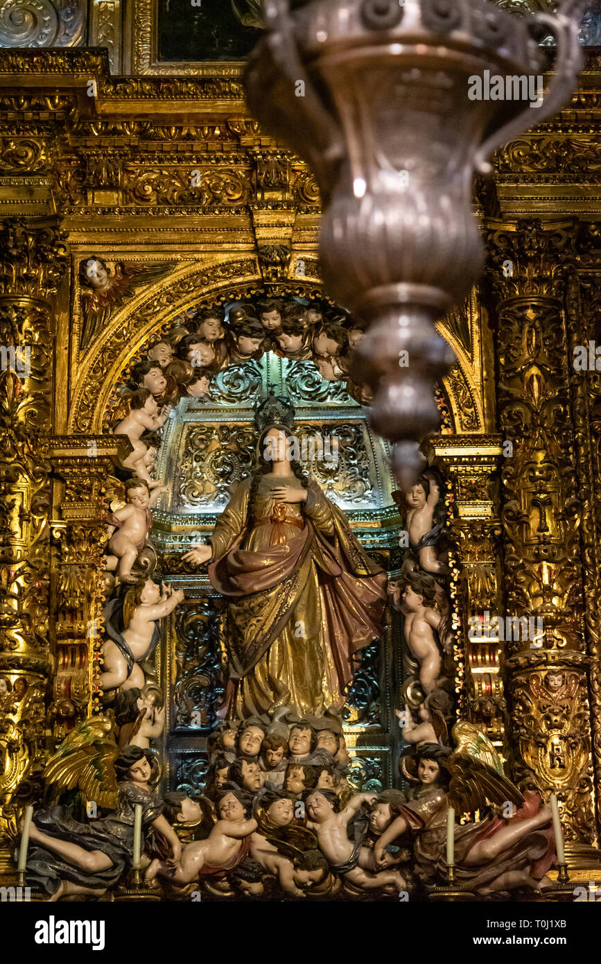 Jesuit church of Saint Roch, Igreja de São Roque, Bairo Alto district, Lisbon, Portugal Stock Photo