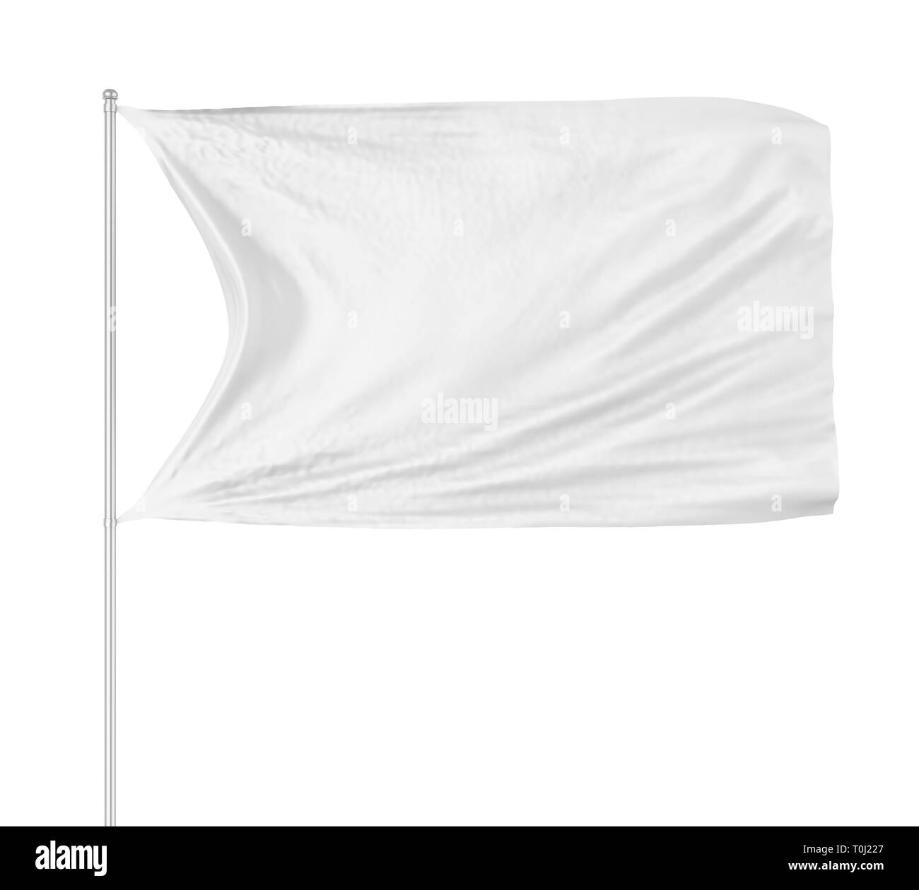 Blank Flag Isolated Stock Photo Alamy