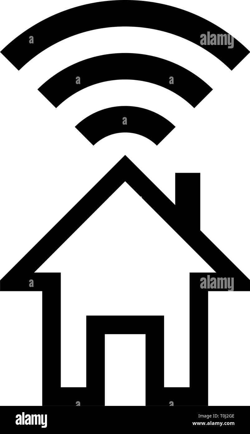 Wifi symbol outside Stock Vector Images - Alamy