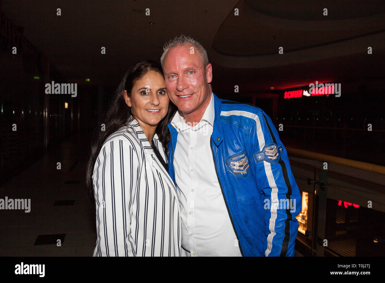 Jürgen Trovato und Marta Trovato von Die Trovatos bei der Aufzeichnung ...