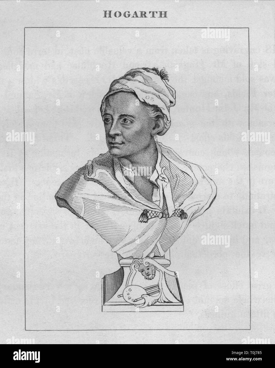 'Hogarth', c1741, (1809).  Creator: Thomas Cook. Stock Photo