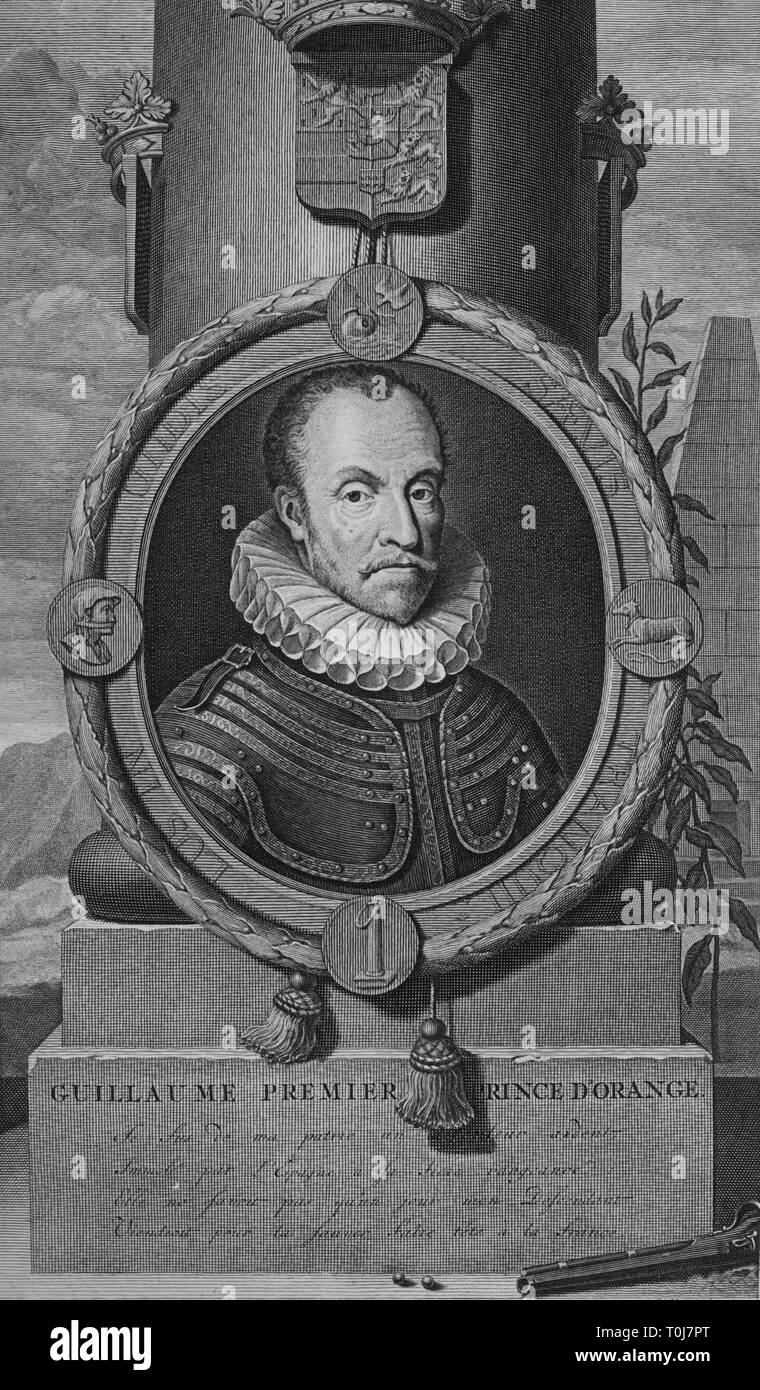 'Guillaume Premier Prince D'Orange', (late 17th-early 18th century). Creator: Gerald Valck. Stock Photo