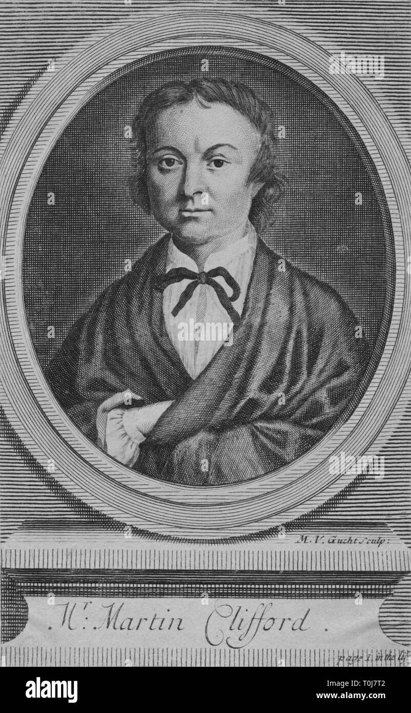 'Mr. Martin Clifford', 1710. Creator: Michael Vandergucht. Stock Photo