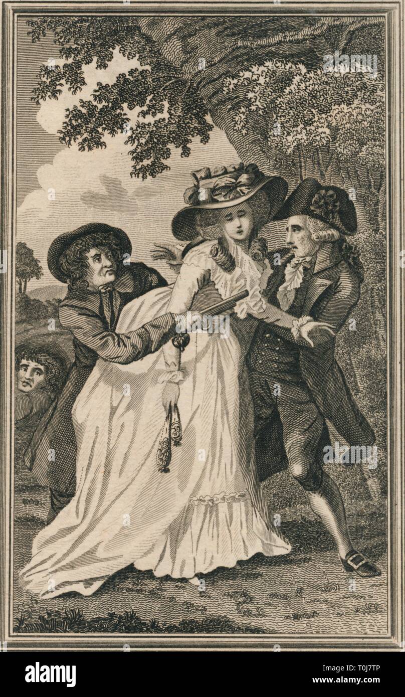 Indiscreet Example 'The Indiscreet Argument', 18th century. Creator: Unknown Stock Photo ...