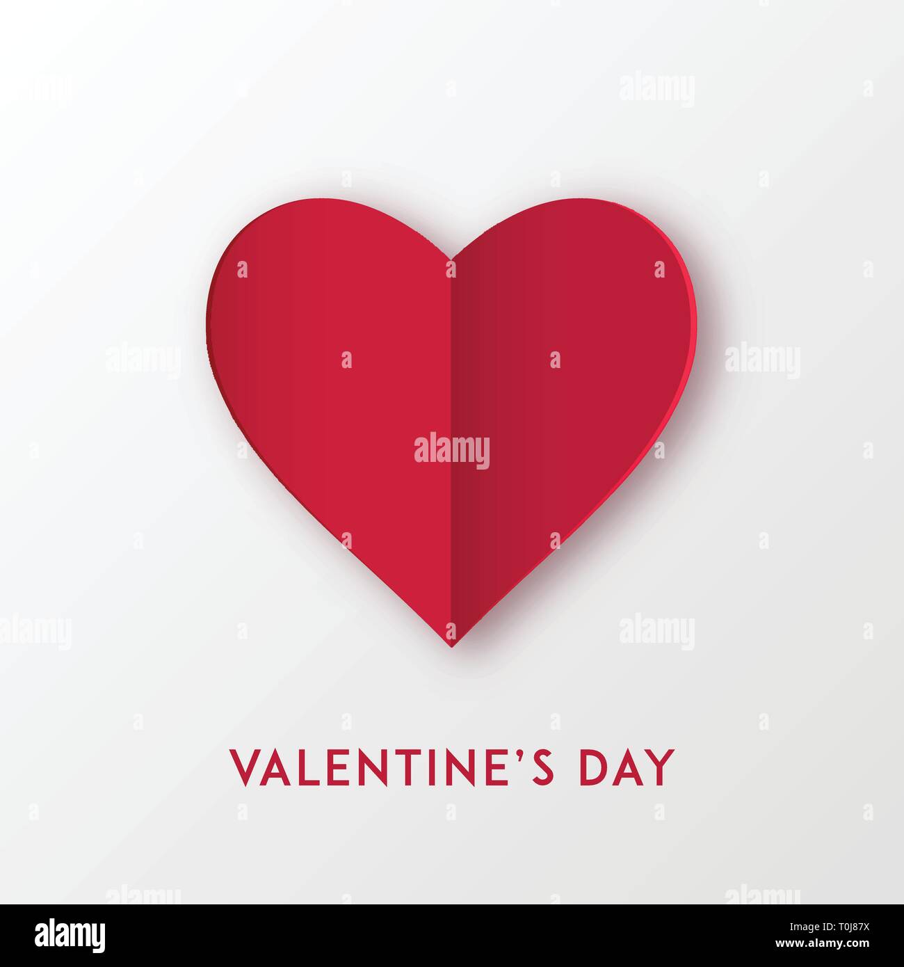 Paper cut love heart for Valentine's day or any other Love invitation ...