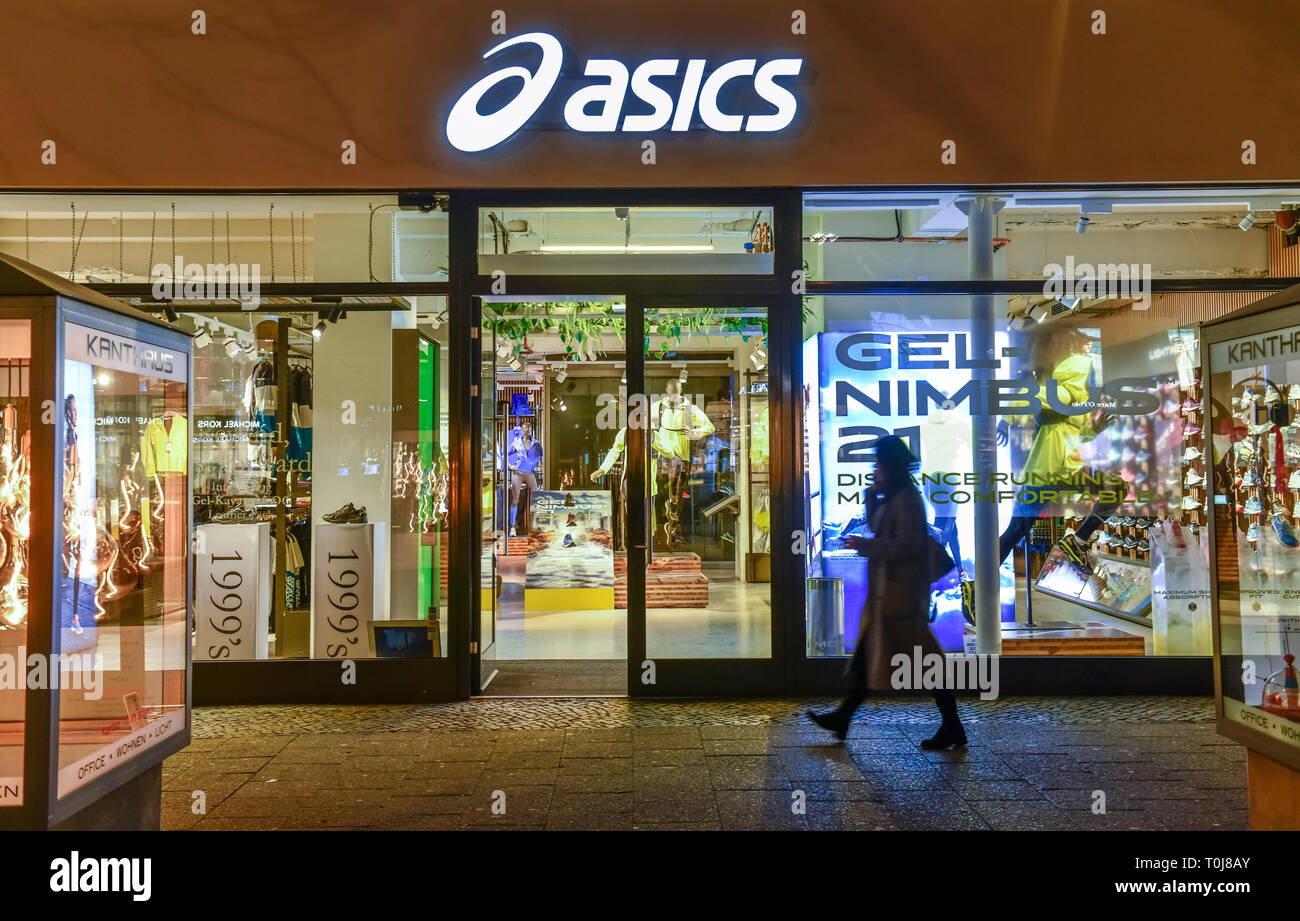 Asics, Kurfürstendamm, Charlottenburg, Berlin, Germany, Deutschland Stock  Photo - Alamy