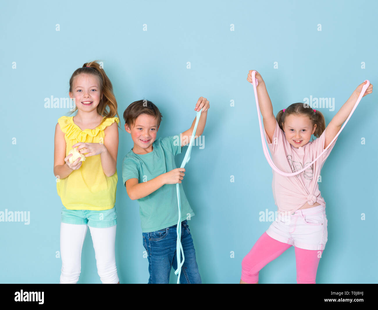 Friends Two Girls One Boy High Resolution Stock Photography And Images Alamy