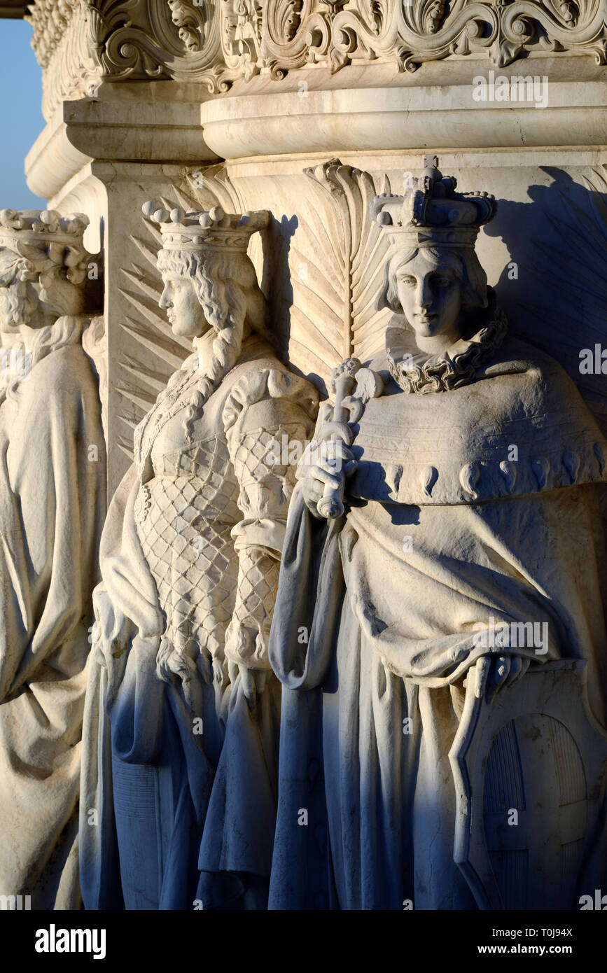Sculptures on the Altare della Patria, Vittorio Emmanuele Monument or Victor Emmanuel II National Monument Rome Italy Stock Photo