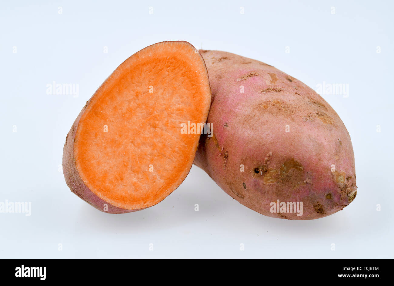 Sweet potato, studio admission, Süßkartoffel, Studioaufnahme Stock Photo