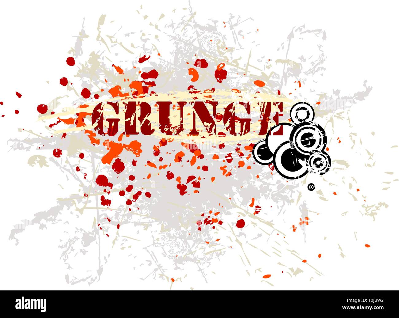 Grunge background with some circles Stock Vector Image & Art - Alamy