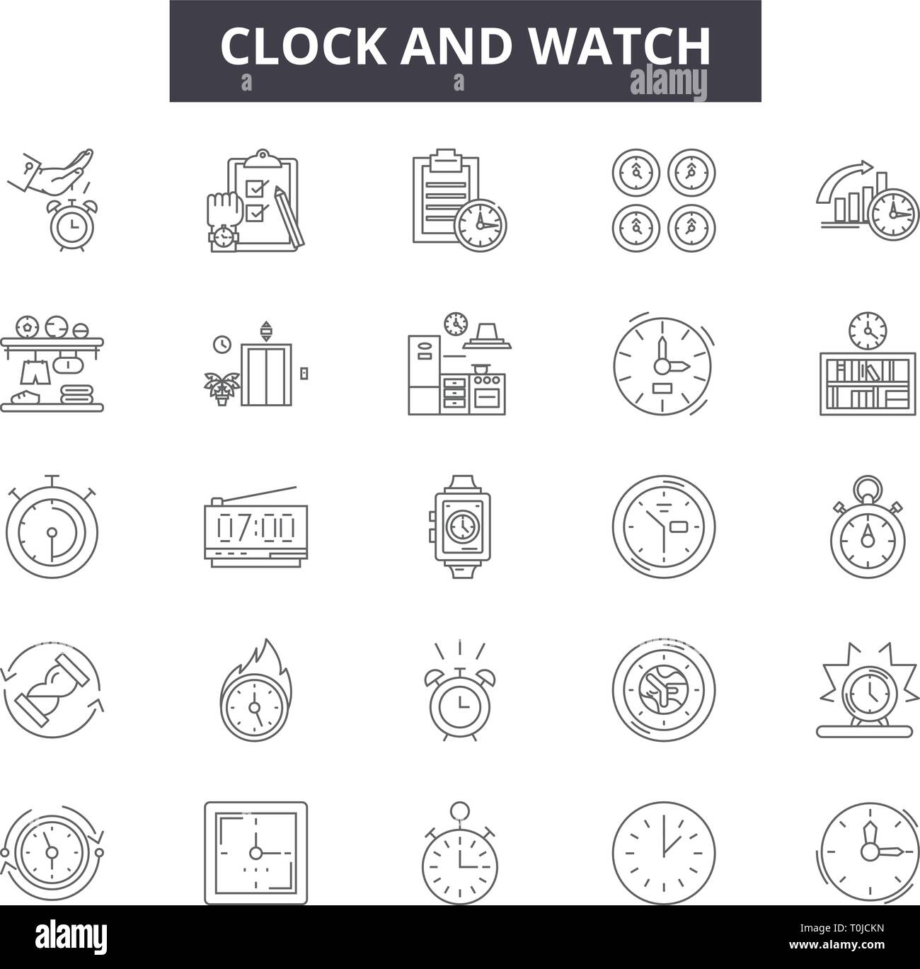 Wrist watch parts Stock Vector Images - Alamy