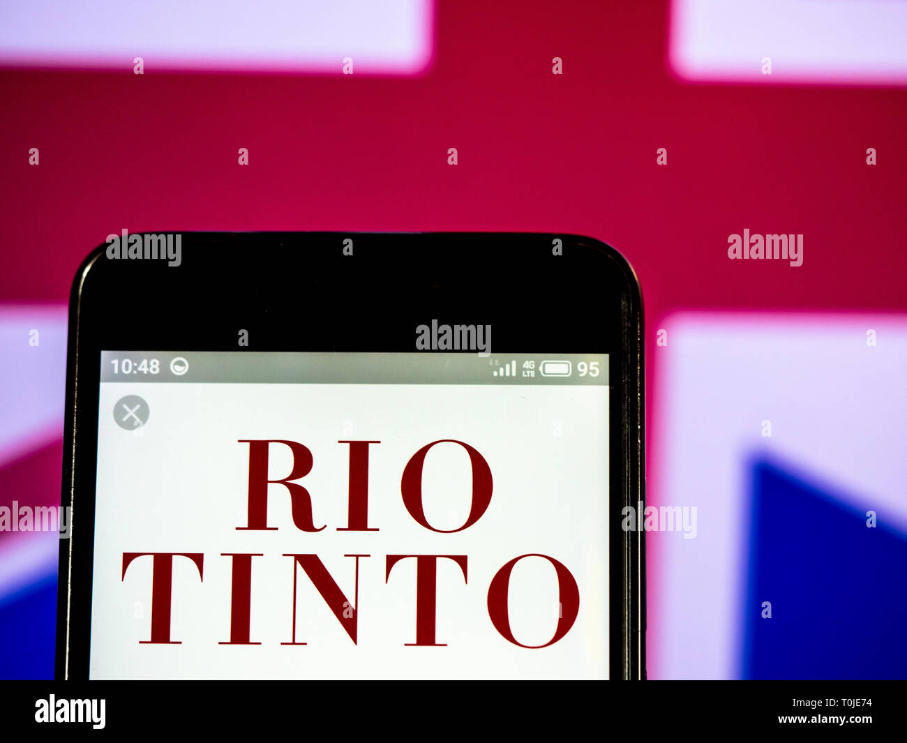 Rio tinto logo hi-res stock photography and images - Alamy