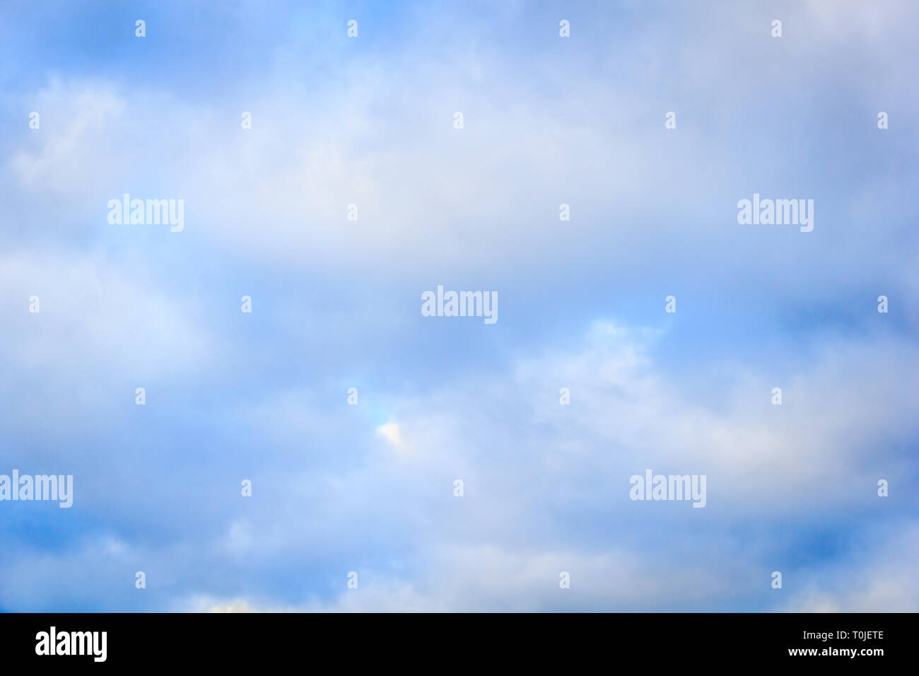 Sunset evening blue sky with clouds. Sky background Stock Photo - Alamy