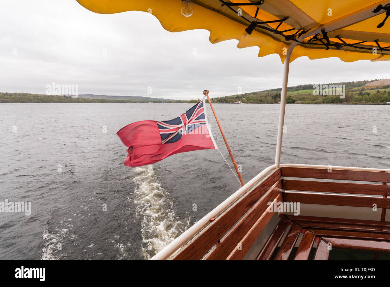 A union jack flag on a boat hi-res stock photography and images - Alamy
