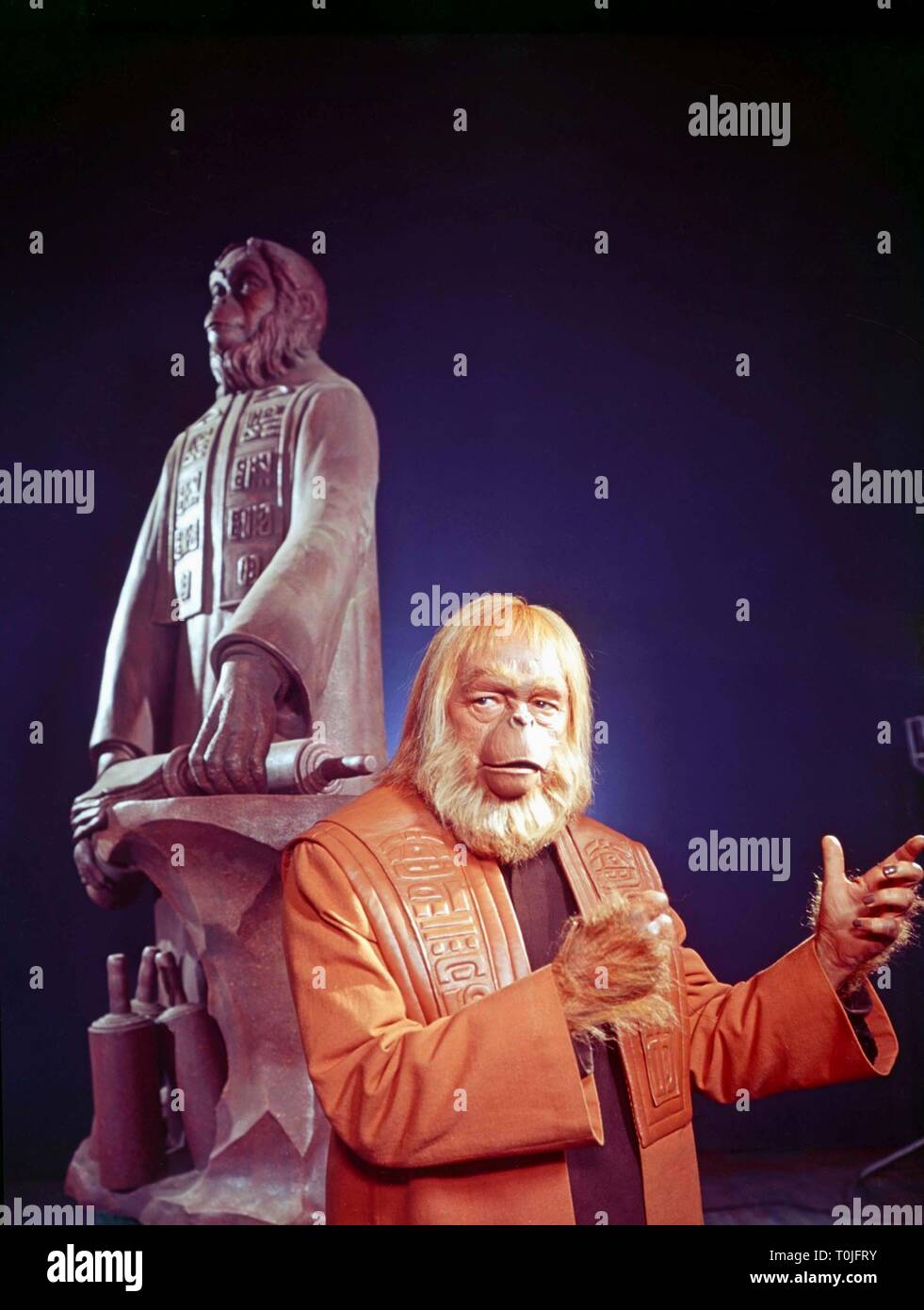 MAURICE EVANS, PLANET OF THE APES, 1968 Stock Photo