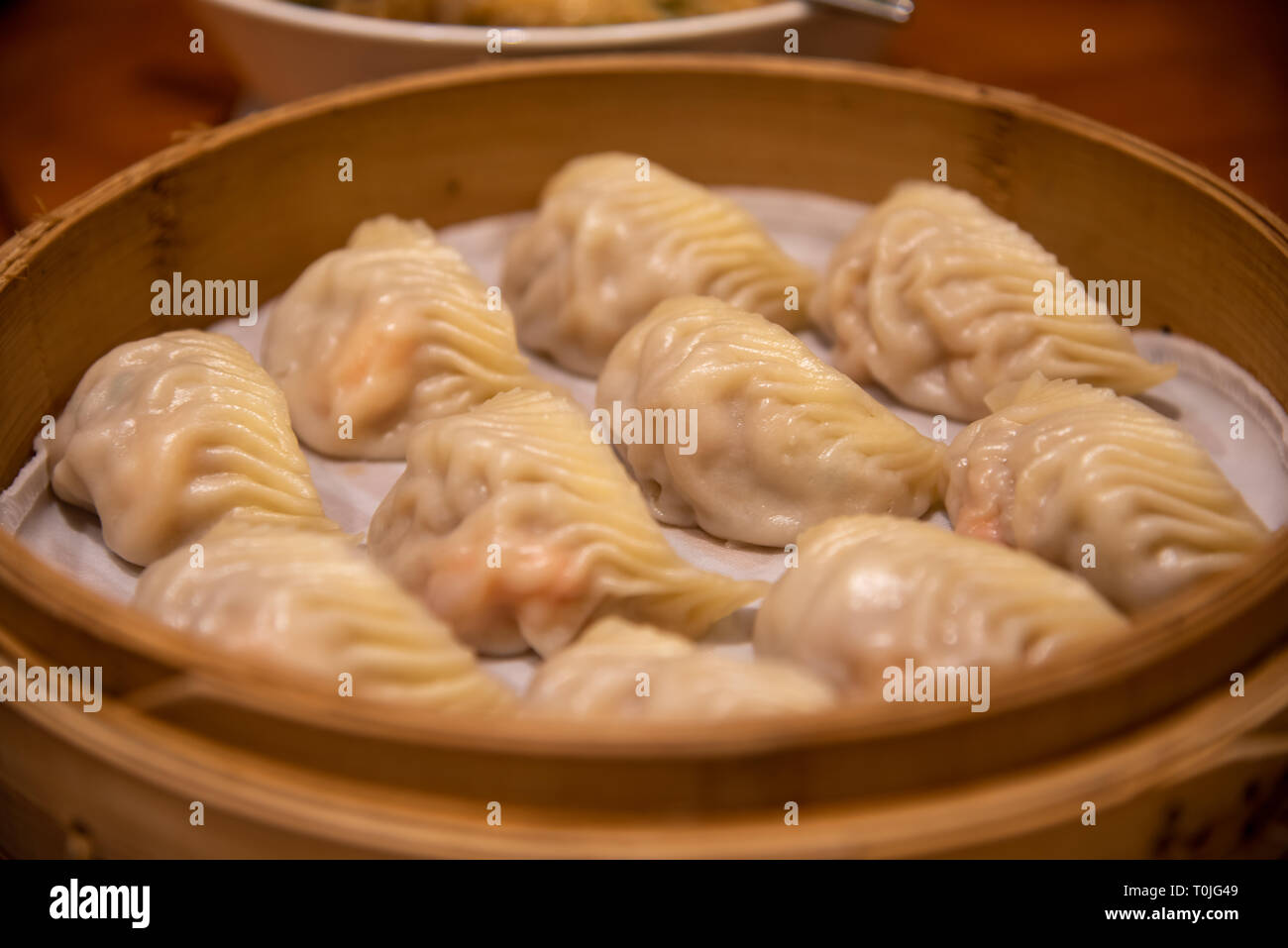 Chinese steamed steamed bun ( baozi ) named Xiaolongbao also called a