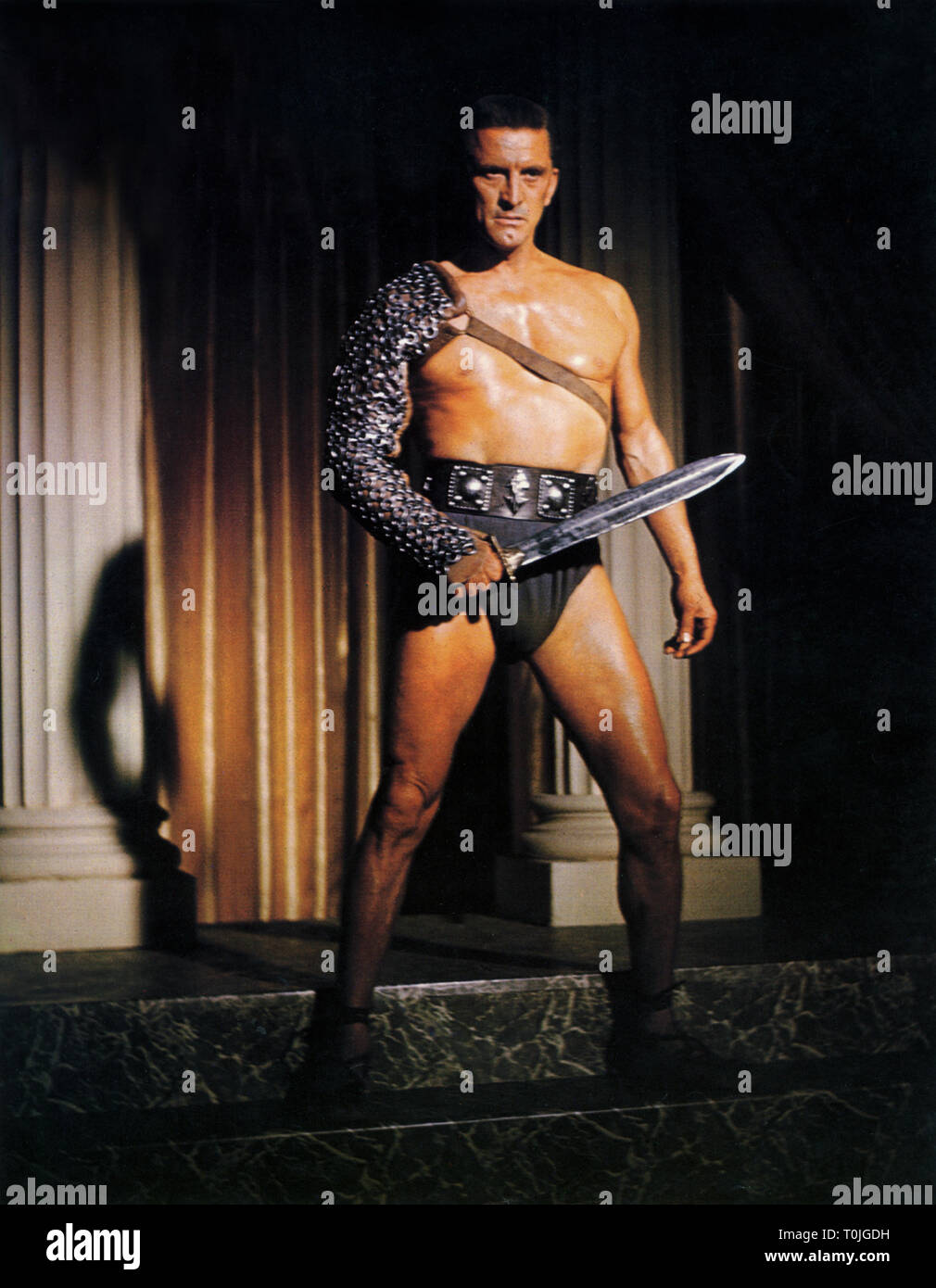 KIRK DOUGLAS, SPARTACUS, 1960 Stock Photo