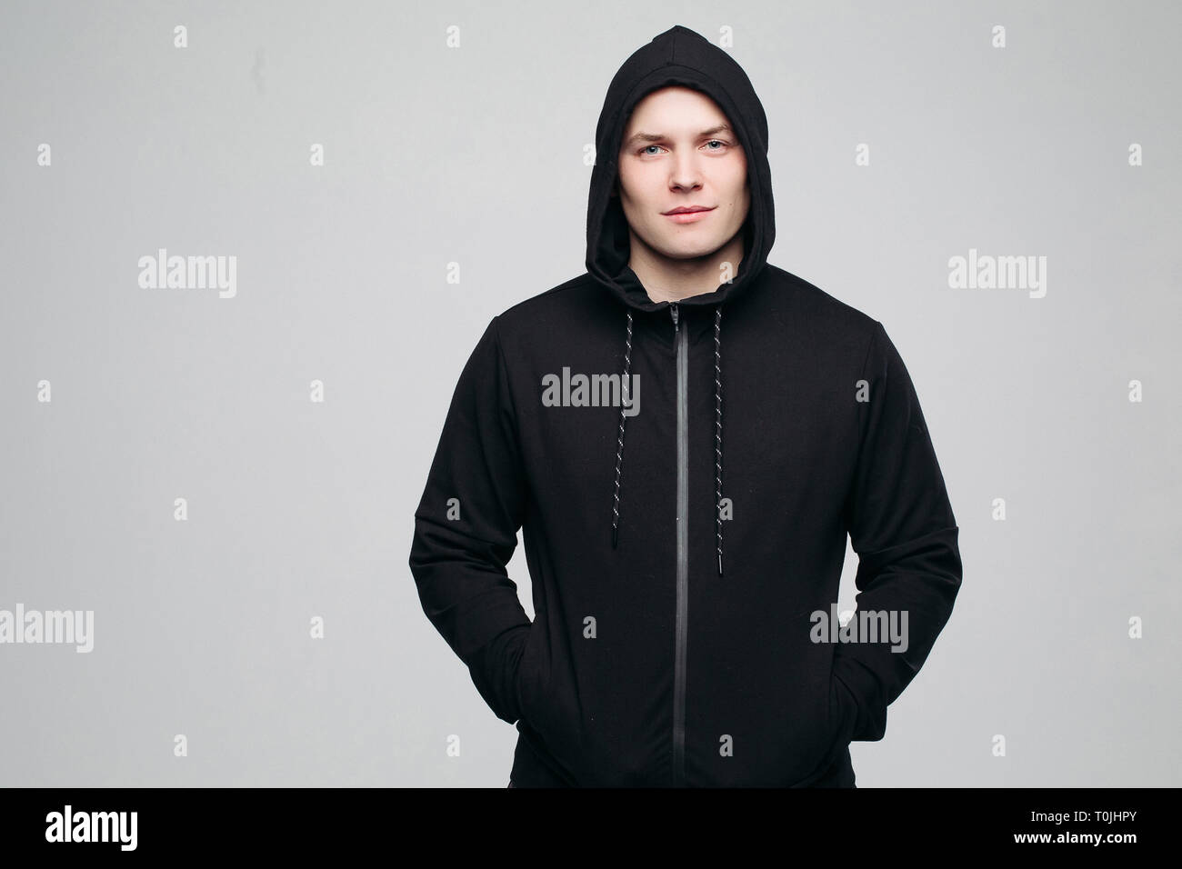 Buy > black hoodie guy > in stock