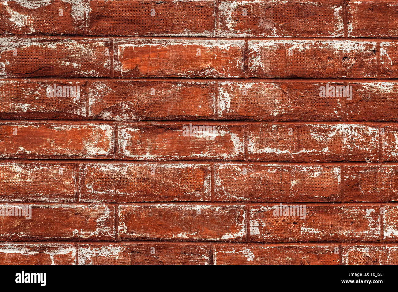 Brick wall background, old weathered grunge surface texture Stock Photo ...