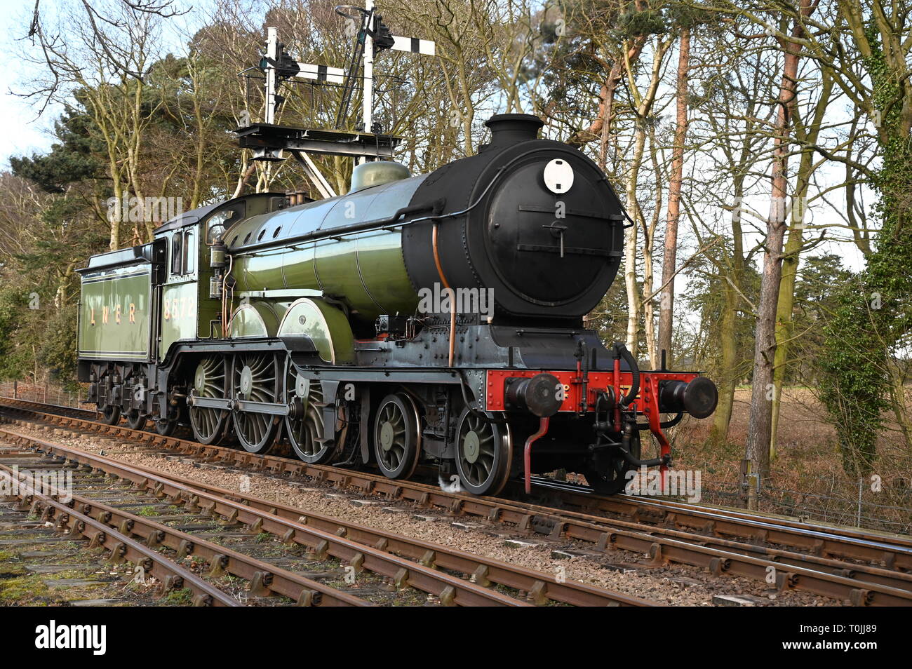 Lner b12 8572 steam locomotive hi-res stock photography and images - Alamy