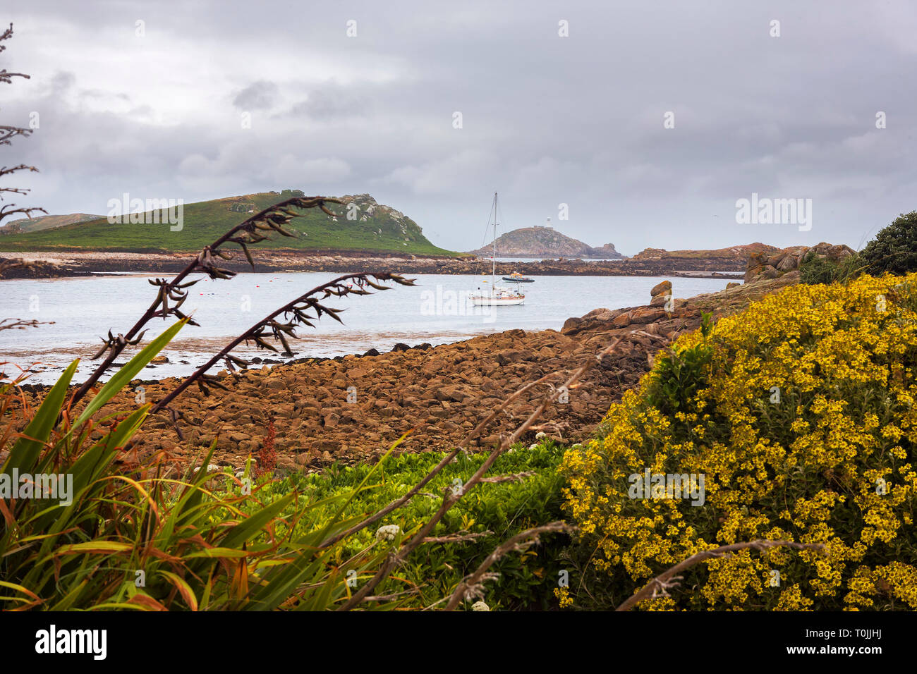 Isles of scilly heritage coast stock and - Alamy